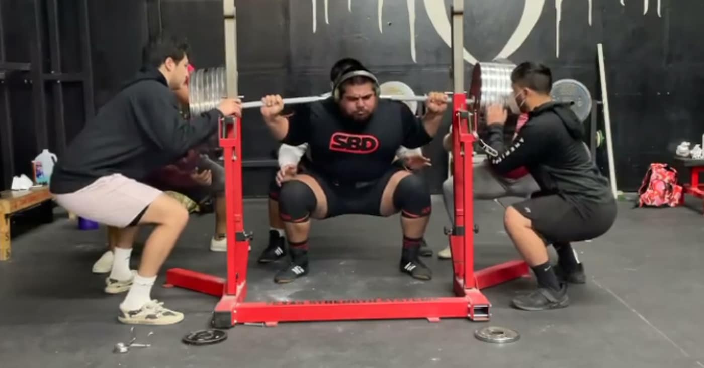 Powerlifter Jesus Olivares Hits New AllTime PR and Sinks Incredible