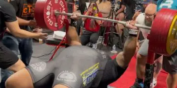 Julius Maddox 355kg Bench Presses