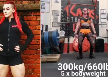 Rhianon Lovelace 300kg Deadlift