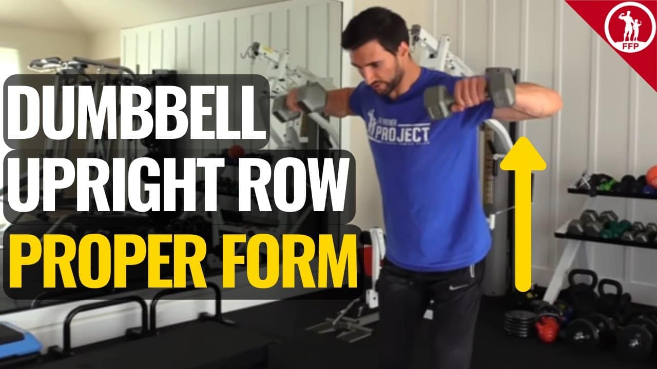 How to Do Dumbbell Upright Row Exercise Without Hurting Your Shoulders –  Fitness Volt