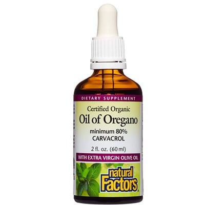 Natural Factors Certified Organic Oil Of Oregano