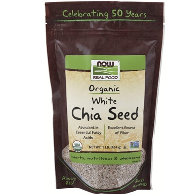 Now Foods Organic White Chia Seeds