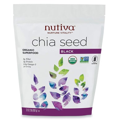 Nutiva Organic Black Chia Seeds