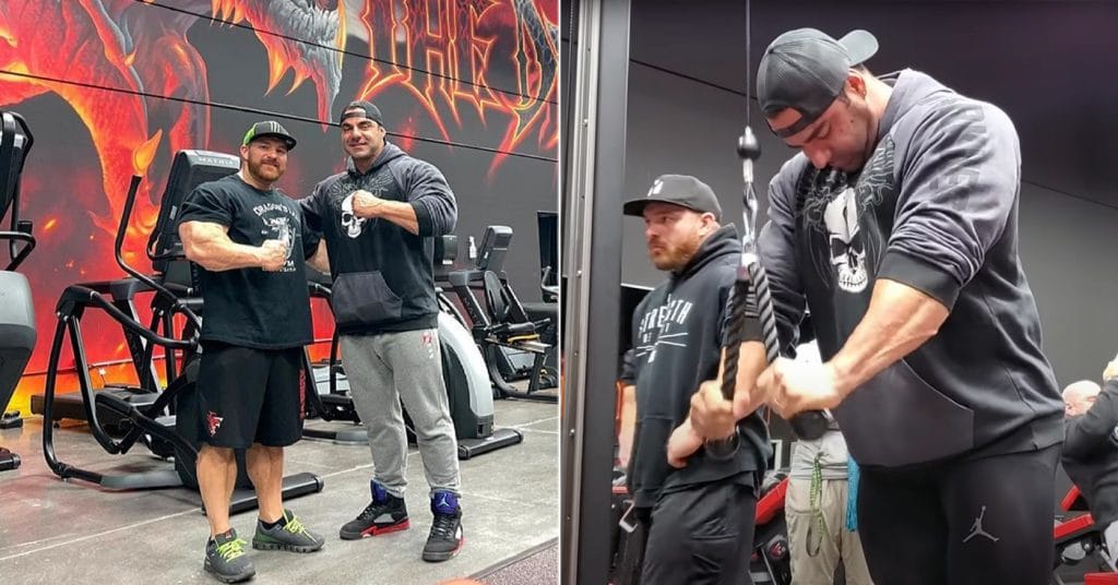 Watch Rafael Brandao Back At Dragon S Lair Gym To Train With Flex Lewis Fitness Volt