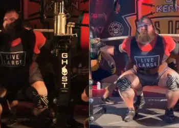 Daniel Bell 505 Kg Squat