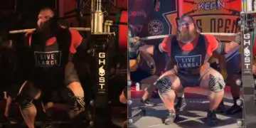 Daniel Bell 505 Kg Squat