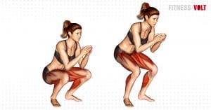 Frog Squat Exercise