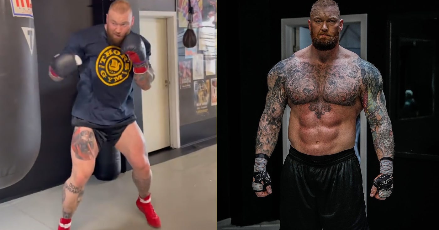 Hafthor Bjornsson Looking Like A Beast In Boxing Footage – Fitness Volt