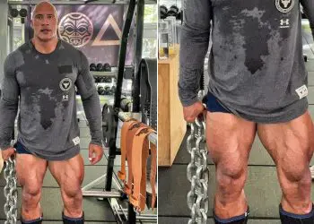 Dwayne Johnson The Rock Leg Day
