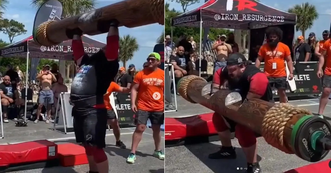 Bobby Thompson Log Press Record