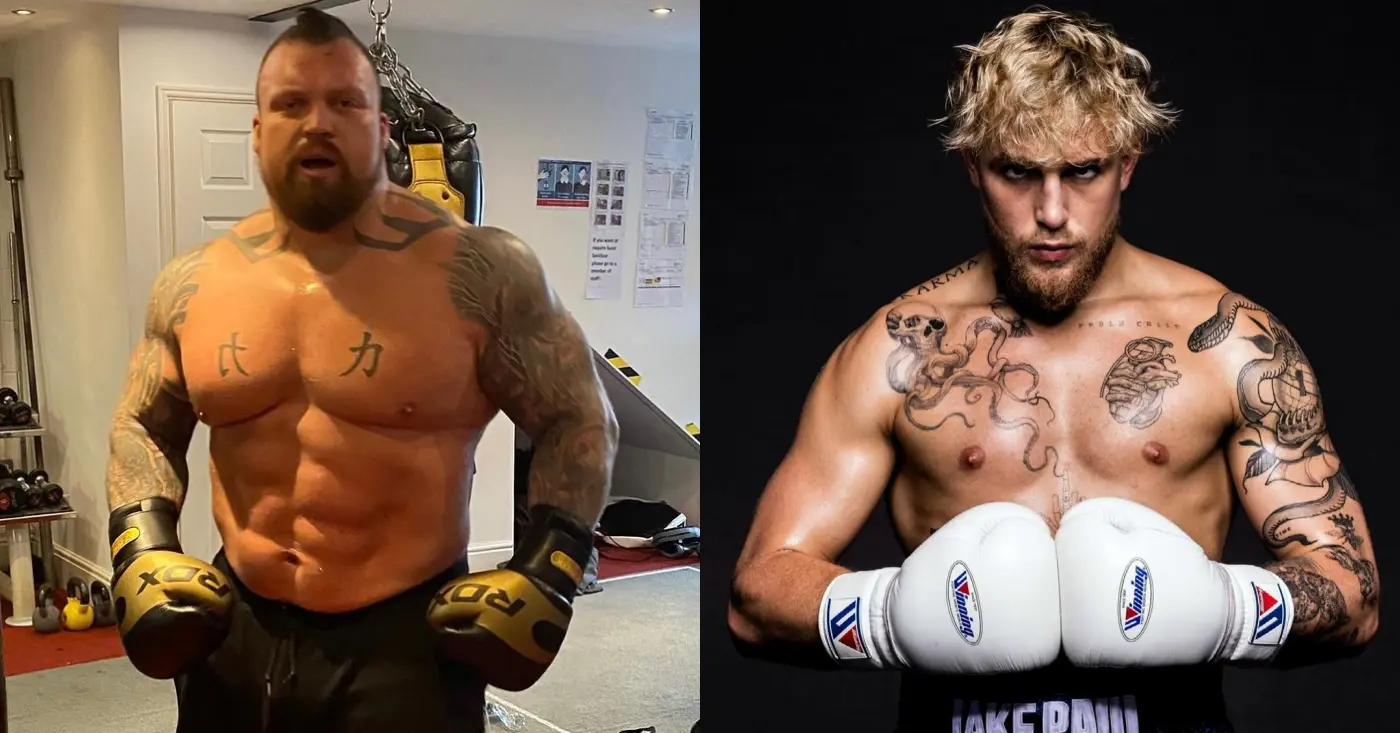 Eddie Hall Jake Paul