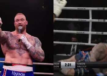 Hafthor Bjornsson Simon Vallily