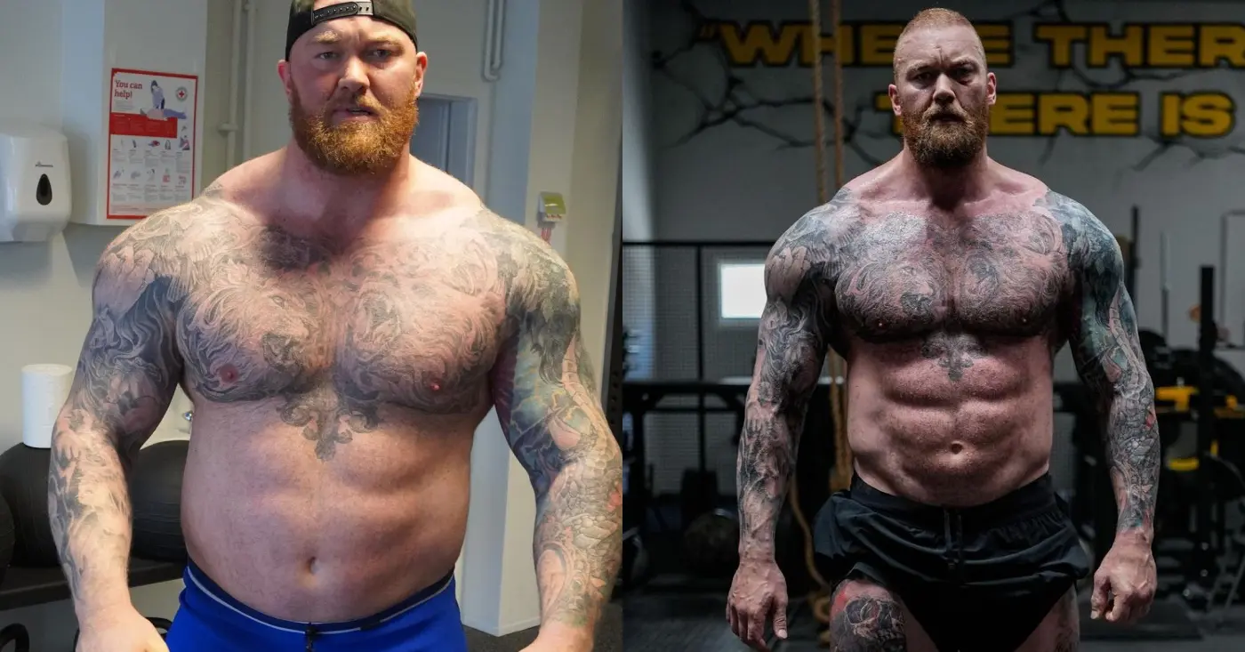 Hafthor Bjornsson Weight Loss Transformation