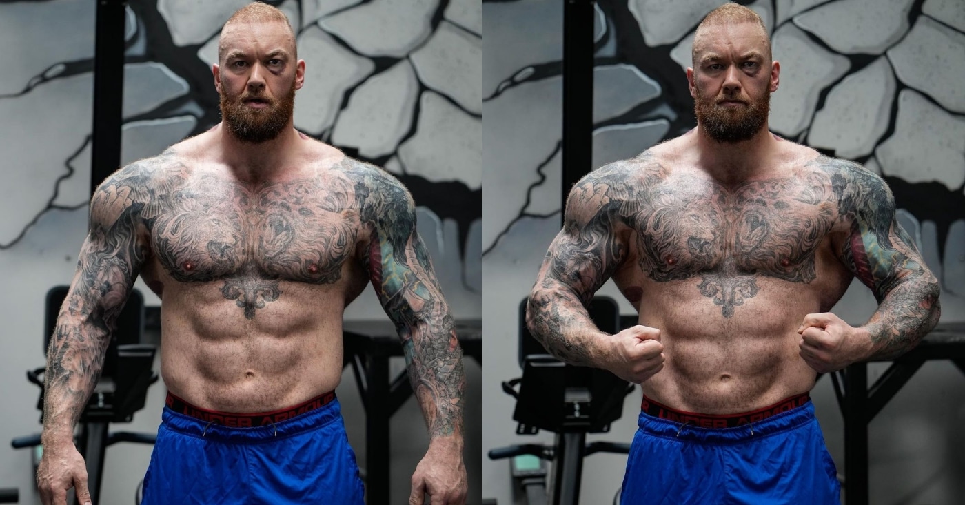 Hafthor Bjornsson Unveils His Shredded And Lean 342lb Physique Ahead Of