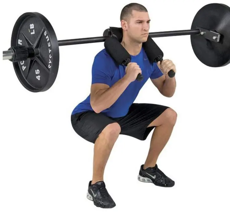 Squat Bar With Heavy Padded Shoulder