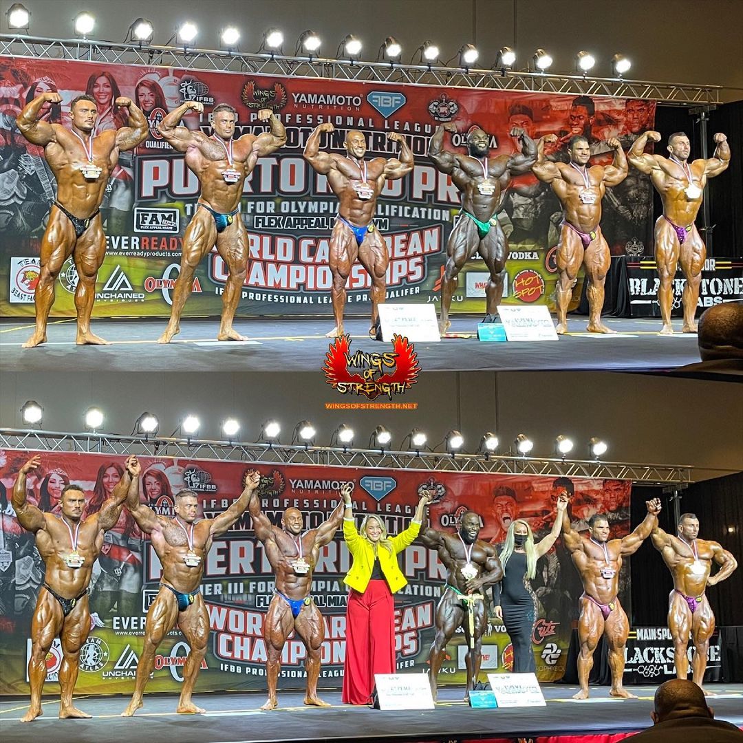 2021 IFBB Puerto Rico Pro Results And Prize Money Fitness Volt