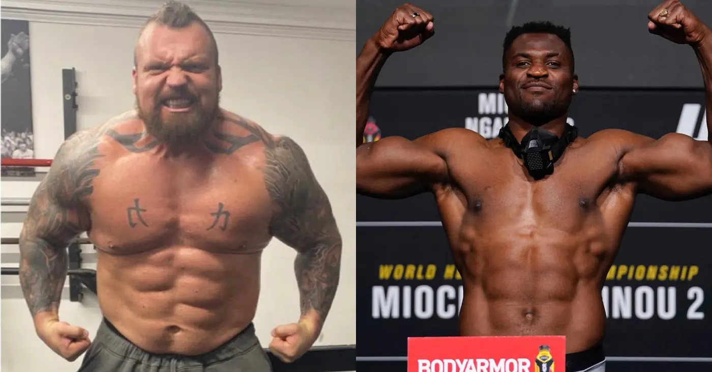 Eddie Hall Francis Ngannou