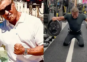 Sylvester Stallone Fake Weights