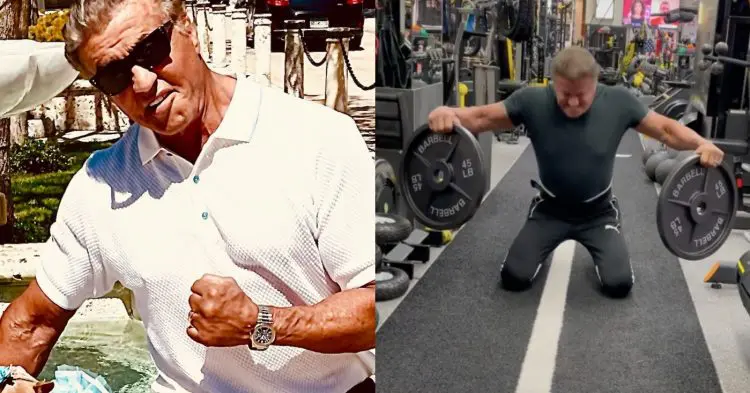 Sylvester Stallone Fake Weights