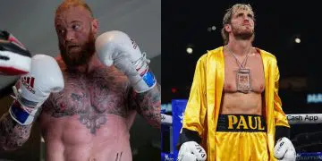 Hafthor Bjornsson Logan Paul