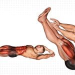 Jackknife Sit Up Exercise