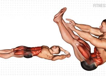 Jackknife Sit Up Exercise