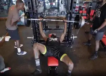 Deontay Wilder Bench Press