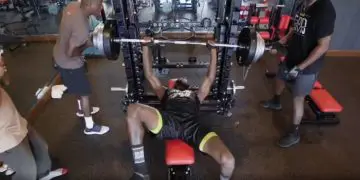 Deontay Wilder Bench Press