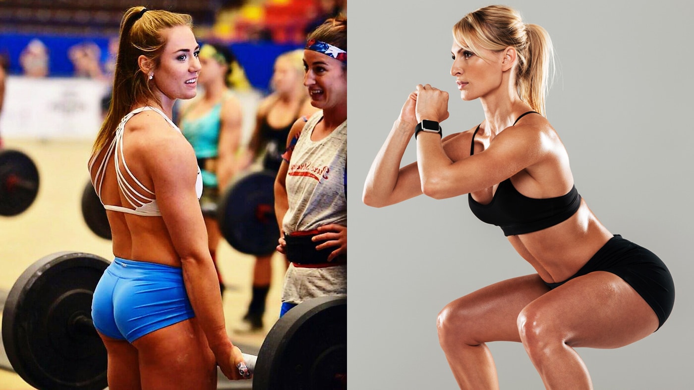 glutes exercises before and after