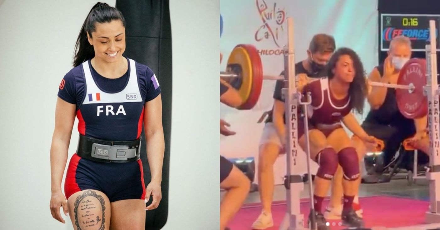 Lya Bavoil Smokes 4 French Records In 72kg Weight Class At French