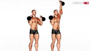 Kettlebell Alternating Press