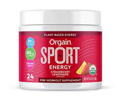 Orgain Sport Energy Pre Workout