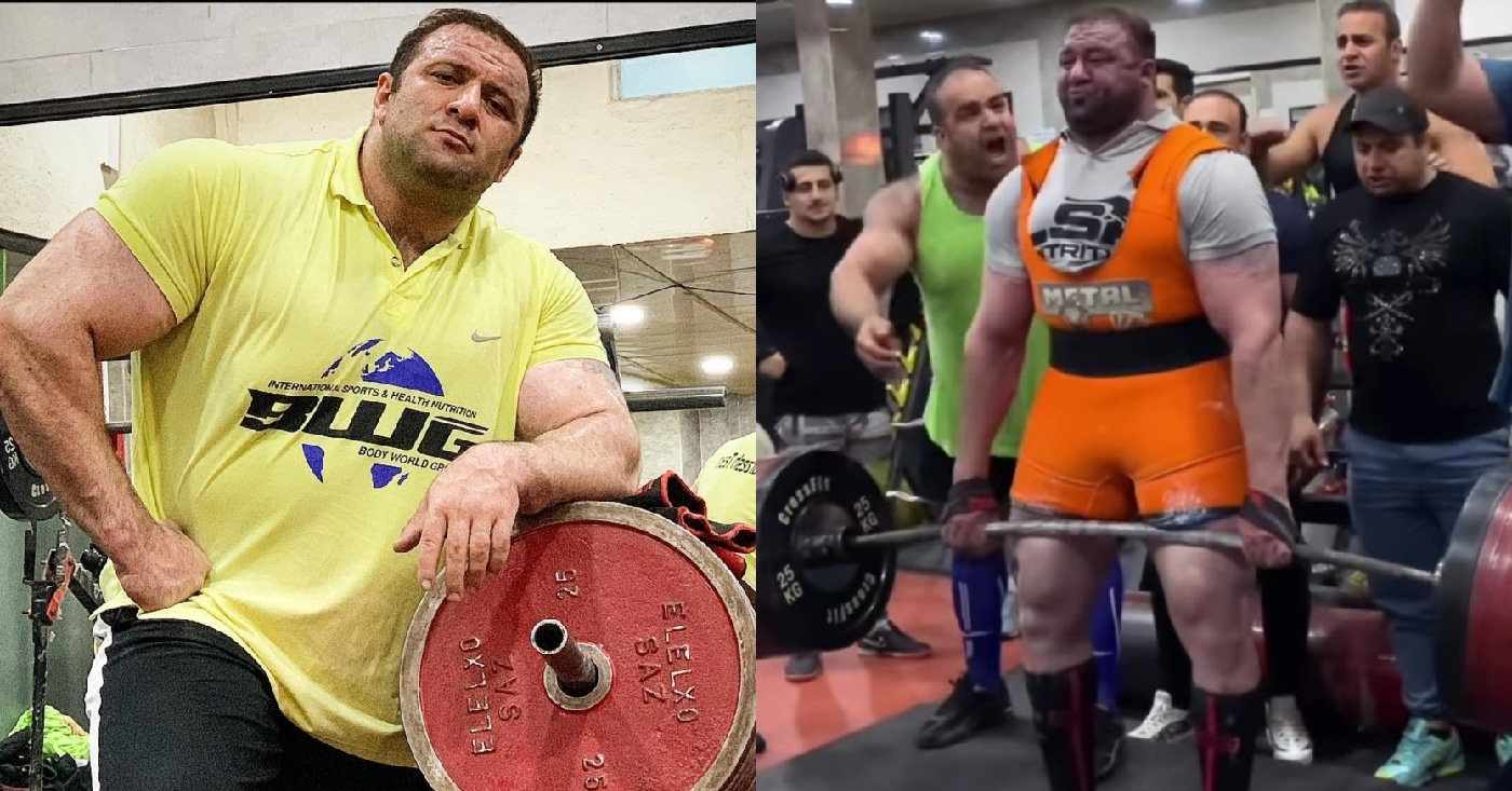 Peiman Maheripourehir Deadlifts 492kg During a Training Session ...