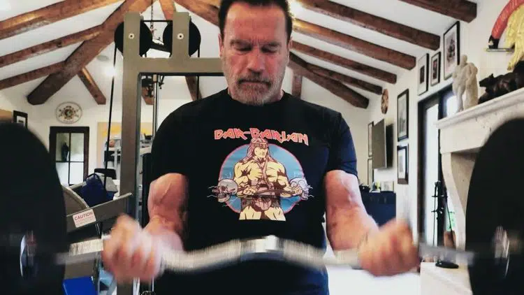 Arnold Schwarzenegger Powerlifting