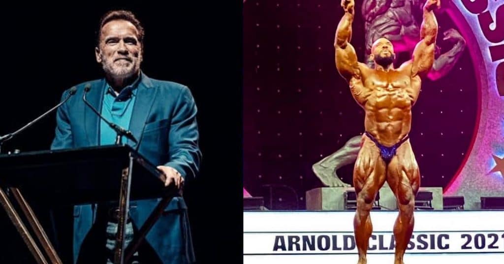 Arnold Schwarzenegger Posing