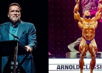 Arnold Schwarzenegger Posing