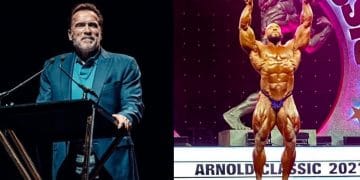 Arnold Schwarzenegger Posing