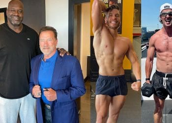 Arnold Schwarzenegger With Shaq