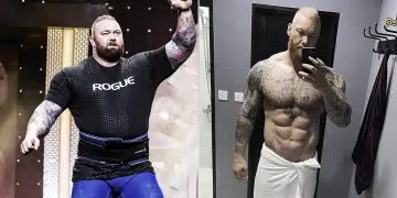 Hafthor Bjornsson: Before and after the transformation