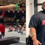 Iron Biby 229 Kilogram Log Lift World Record