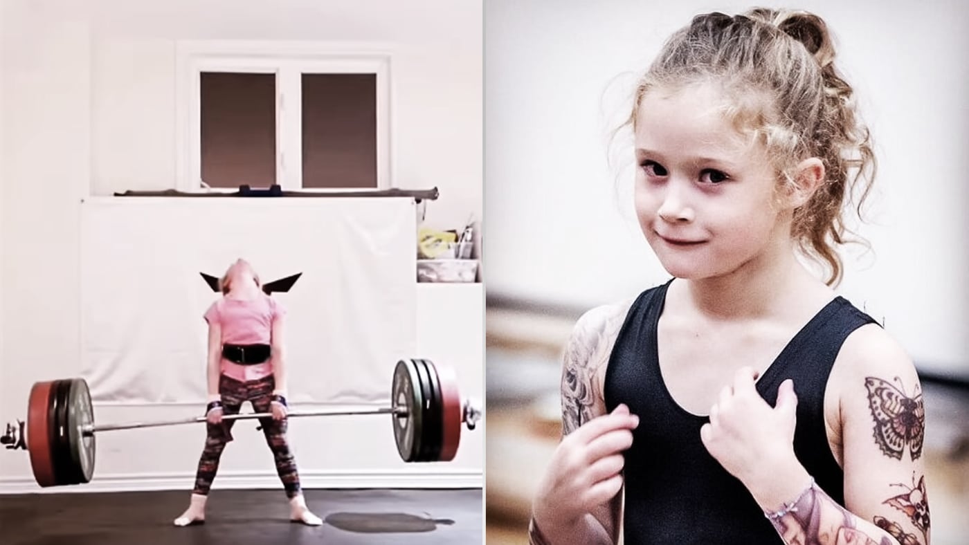 Rory van Ulft is 'Strongest Girl in the World', Deadlifts 80kg and Squats  61kg