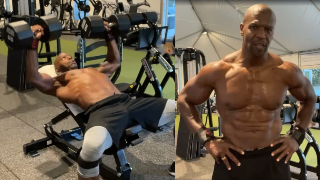 Terry Crews Chest And Arms Workout
