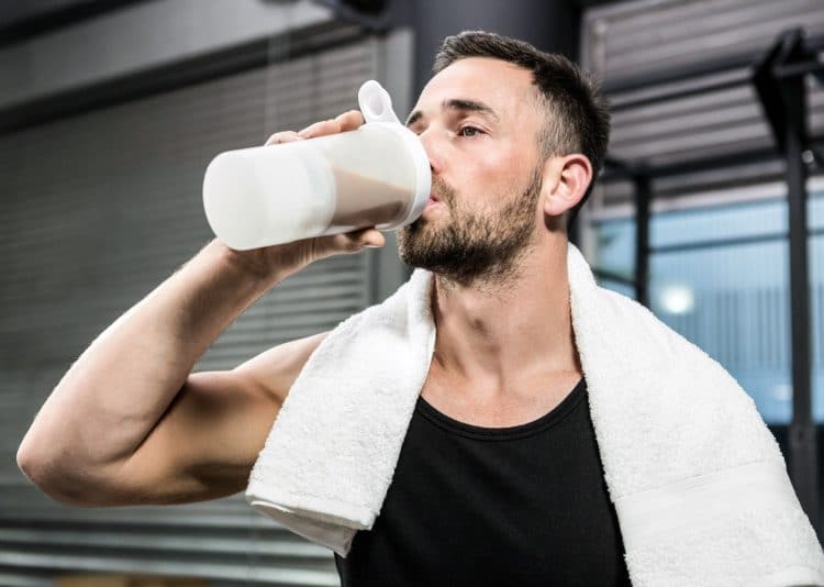 Alcohol protein shake