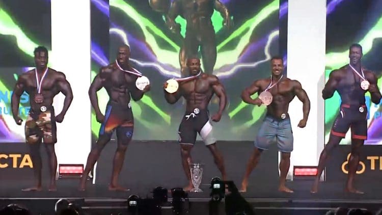2021 Mr Olympia Men's Physique Results