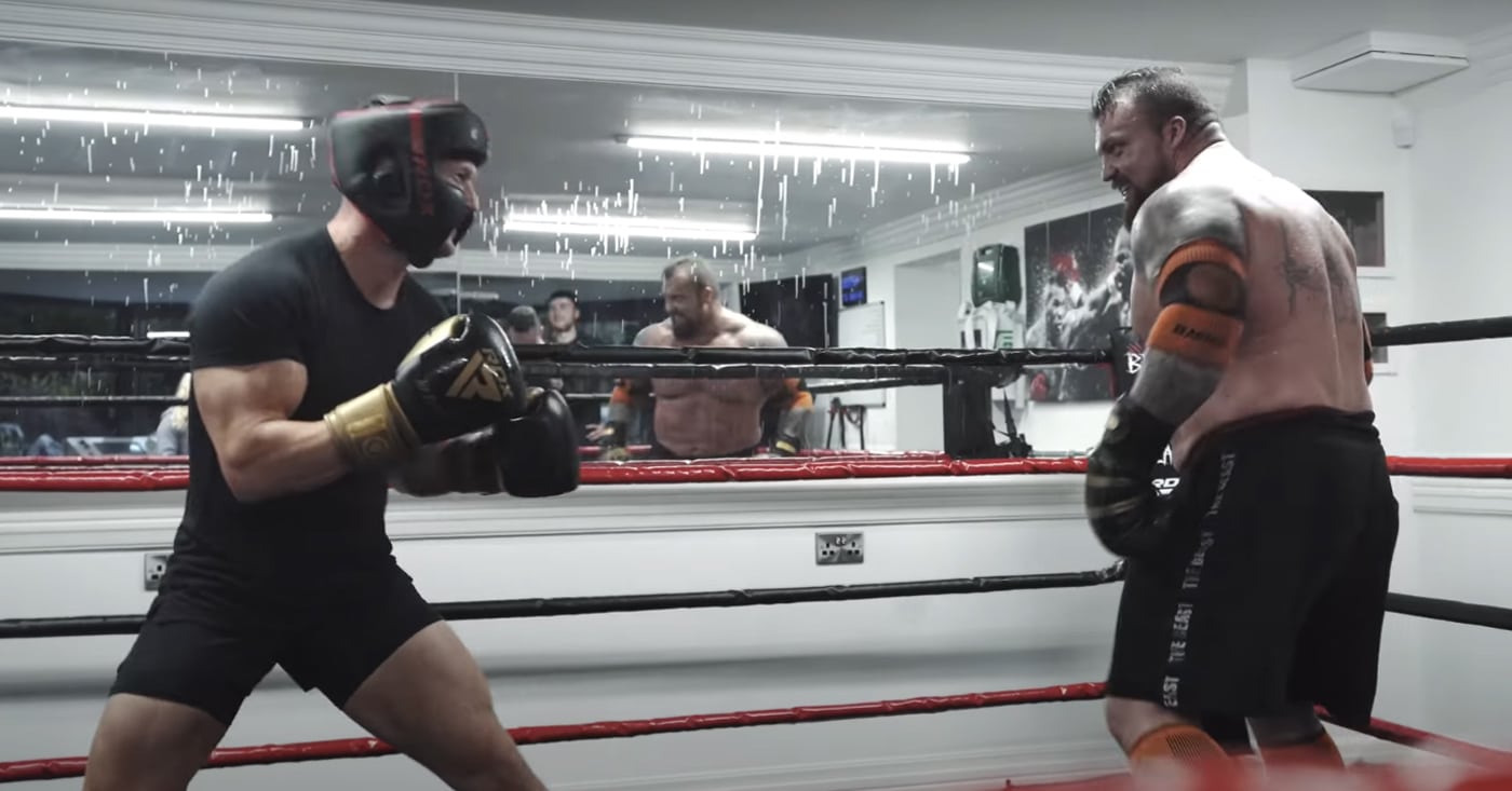 Eddie Hall Punches Bodybuilder