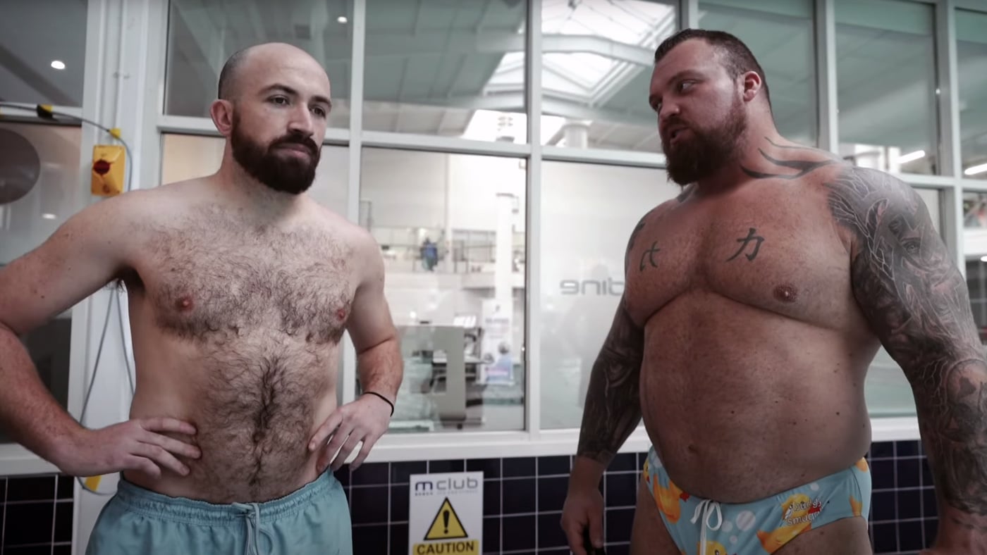 Eddie Hall and Average Joe