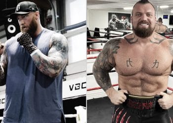 Images Courtesy Hafthor Bjornsson And Eddie Hall Instagram