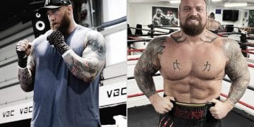 Images Courtesy Hafthor Bjornsson And Eddie Hall Instagram