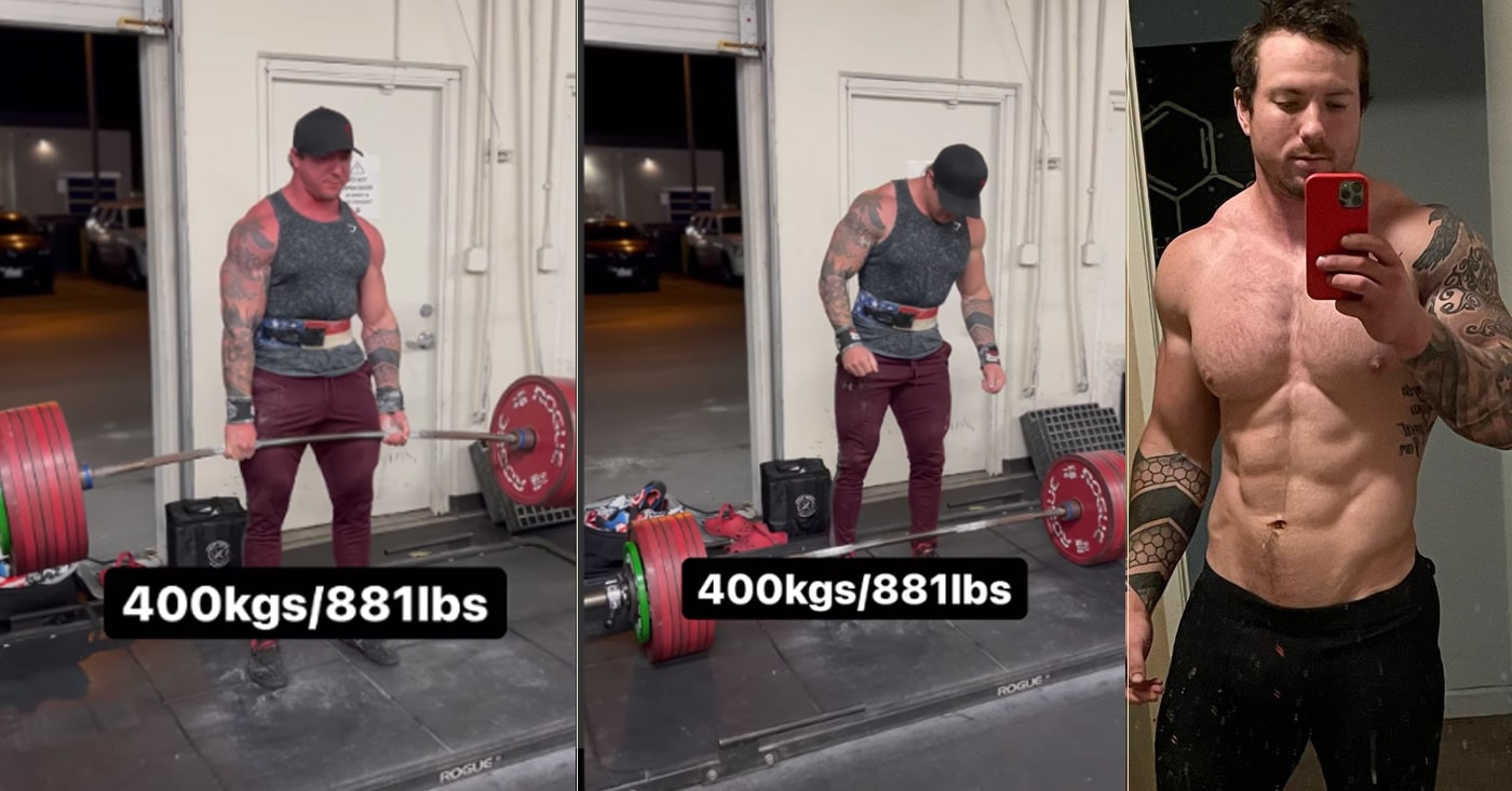 Powerlifter John Haack Recent 400kg Deadlift Was "Easiest It Has Ever