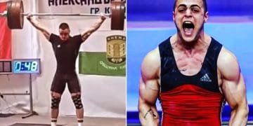 Karlos Nasar 175kg Snatch